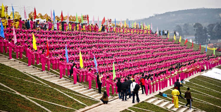 2009年，四川丹棱县举行了由1008人共同吹奏的唢呐表演。即使知道这是个流氓乐器，但没有身处其境也是一种遗憾