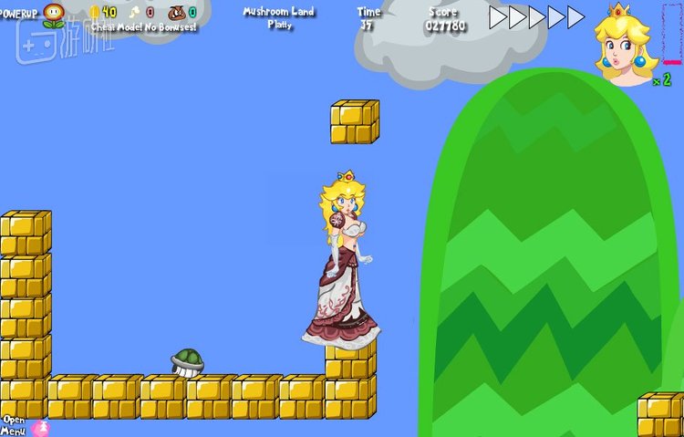 《超级马力欧》系列中出现过的绝大多数生物，在这里都可以与桃花公主进行“互动”