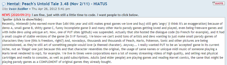 Aedler有意把Nintendo的字母o打成了0