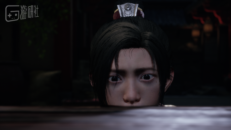 过场动画截图 可以看到人物眼角边的痣