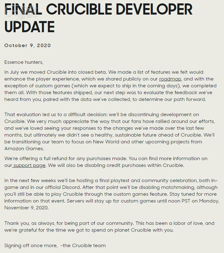 开发团队10月9日的更新公告