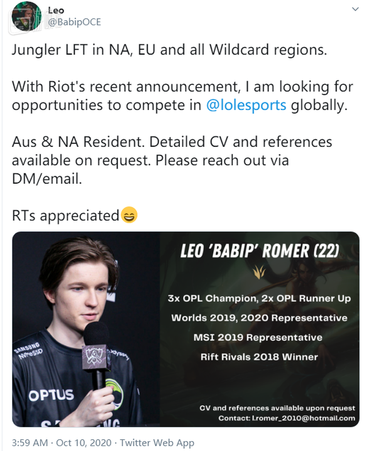 我正在全球范围内寻找机会，详细情况请通过邮件或者DM详谈