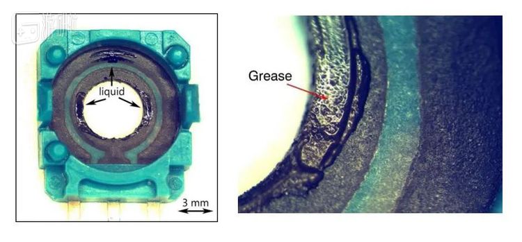 不同手柄的设计缺陷也有所不同 Xbox精英手柄是因为润滑剂导致摇杆输入偏差