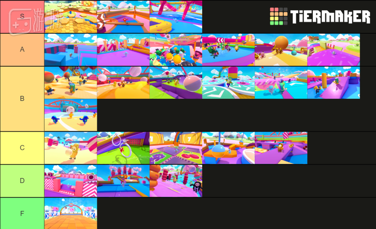 《糖豆人》的关卡