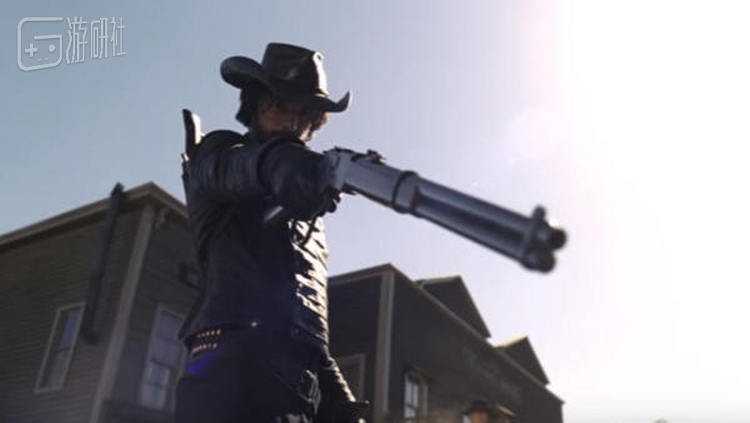 如果你不知道《西部世界》的实质，那么这个动作会唤起你对《荒野大镖客》的全部记忆