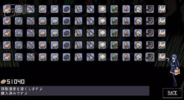 右边8栏都是女主的升级系统