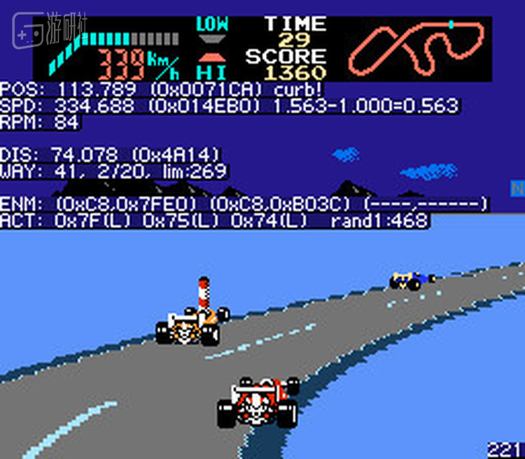 转速（RPM）在奇数帧更新，距离（DIS）则在偶数帧计算