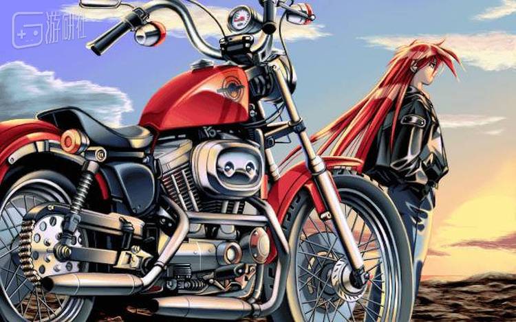 南川洋子和她的摩托车