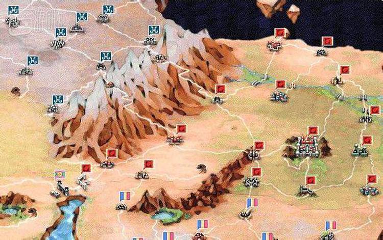 鬼畜王Rance主界图，显然，它就是H版三国志V