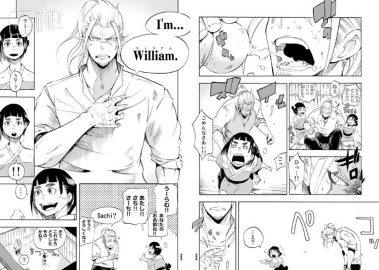 在官方设定漫画中，也介绍了仁王的身份