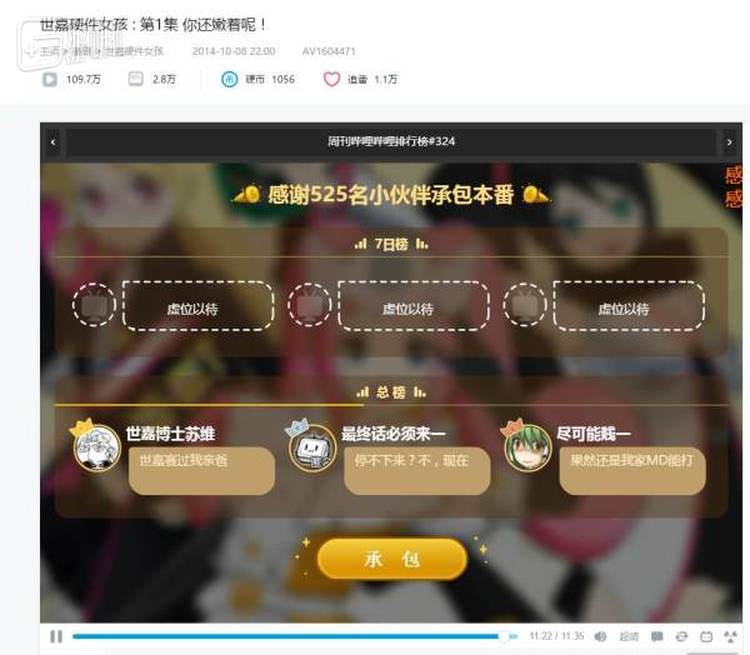 世嘉博士至今依然位列承包总榜第一