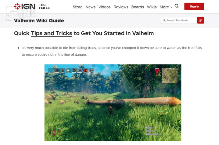 在《英灵神殿》中，大树成了玩家的头号杀手