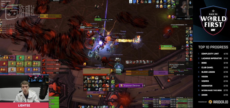 玩家社区自己发起的首杀竞速（Race to World First）