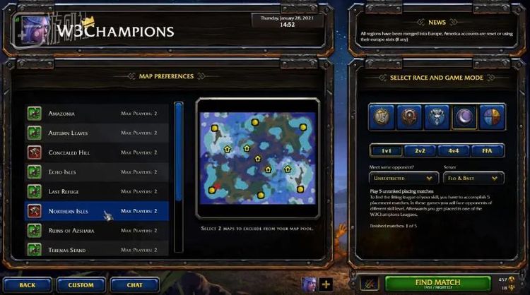 魔兽3重制版没有天梯，于是国外玩家自己搭了一个