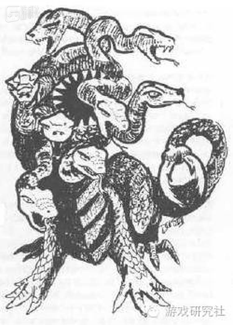 &ldquo;龙与地下城&rdquo;中戴索妖蛇的设定图，数数看几个脑袋