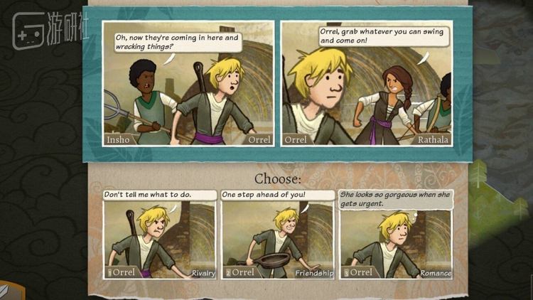 多格漫画形式的过场剧情