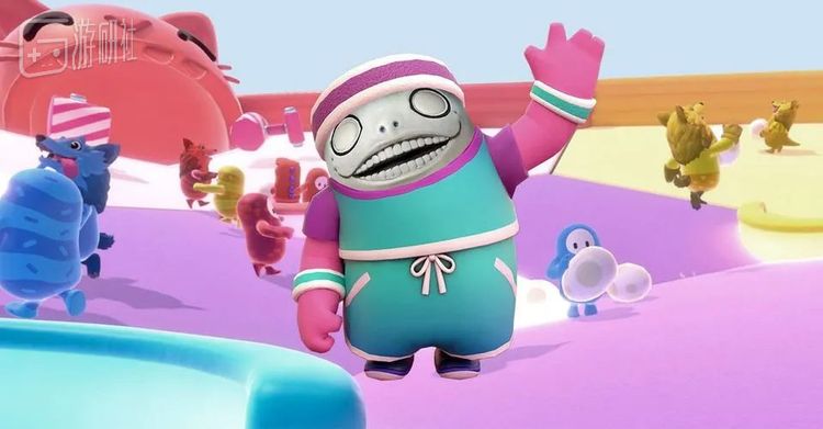 网友P图，戴着埃米尔头套的糖豆人