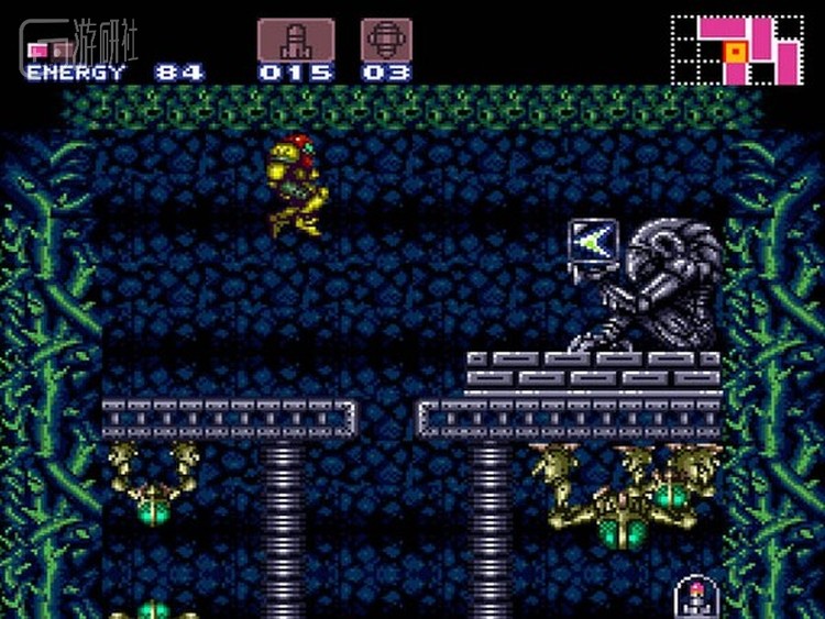 被称为系列最经典作品的《超级银河战士》（SFC/SNES）