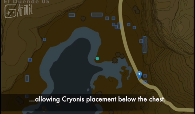 绿点是宝箱的位置