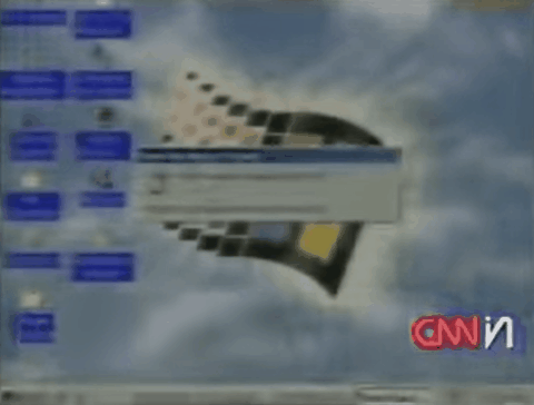 就连比尔·盖茨都免不了俗  图源1998年Windows 98测试版发布会演示