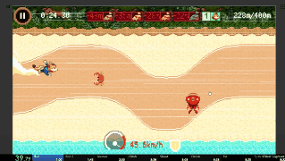 马拉松项目中速通者把所有对手甩在身后，图源Speedrun网站@Voulu