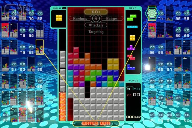 《俄罗斯方块99》也是多人游戏，但大概并不能增进朋友间的感情