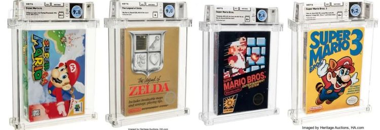 从左至右依次为上文提到的四任售价纪录保持者