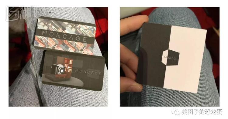 非常喜欢你为Moncage设计的两款名片，每次带去展会都会早早被玩家抢完