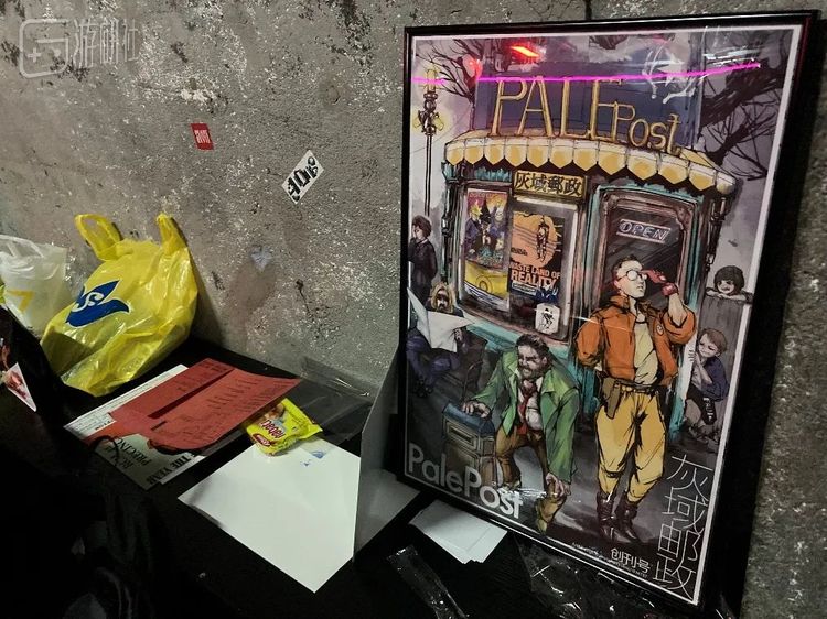 某摊位的招牌广告