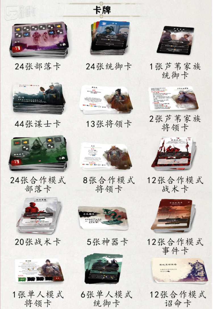 “将领”“谋士”等角色的技能配合“战术”“统御”卡可以搭建出丰富的经济引擎