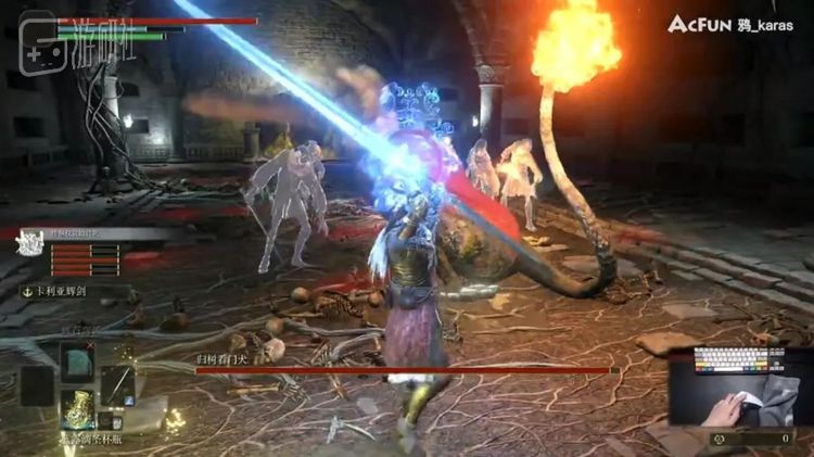 鸦_Karas单手无伤速杀《艾尔登法环》测试版全BOSS的视频画面