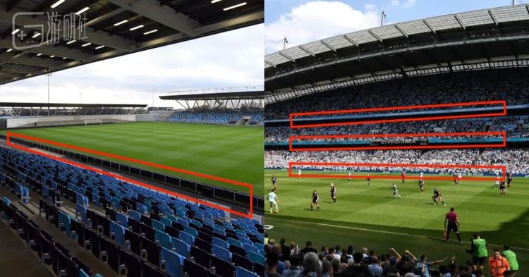 曼城女队主场（左）和曼城男队主场（右）