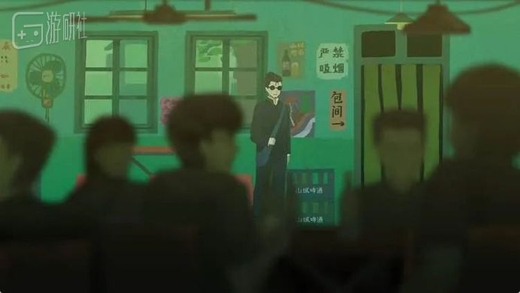 《三伏》在美术上有很强的电影镜头感，搭配“电子包浆”让场景更加复古