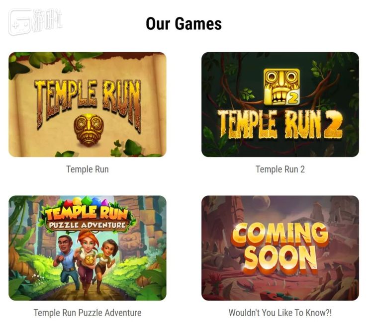 Imangi工作室官网至今只有三款游戏