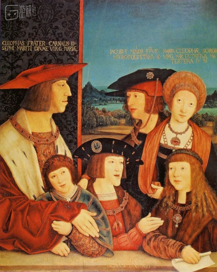 伯恩哈德·斯特里格尔，《马克西米连一世及家人》，不早于1515年，艺术史博物馆，维也纳