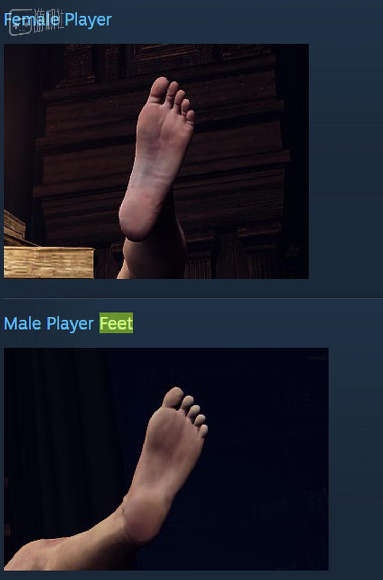 玩家的脚（女/男）