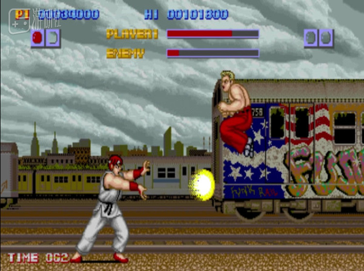 街霸作为格斗游戏最大的发明就是这种&ldquo;波动拳&rdquo;招数