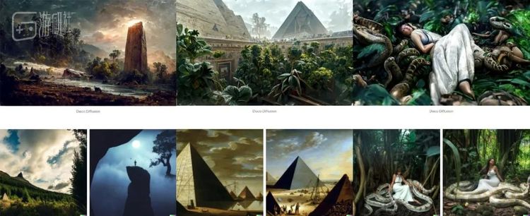 nin_artificial用同一词条得到的作品风格对比