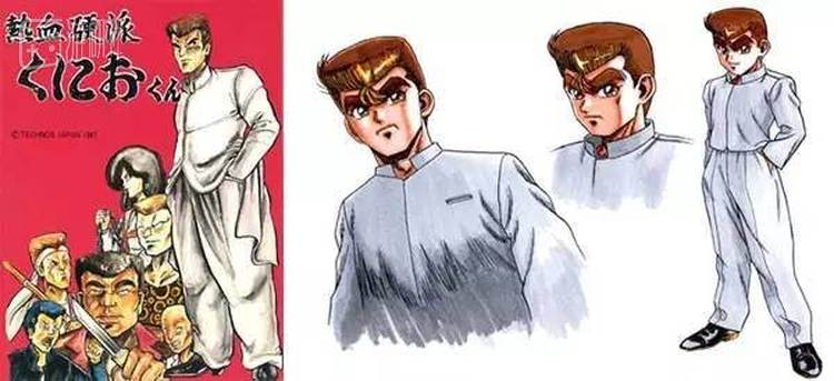 游戏主人公邦夫的形象，和上面岸本的照片略有些神似