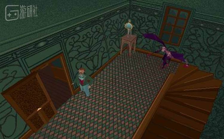 Infogrames的《鬼屋魔影》，受技术所限画面表现力不强