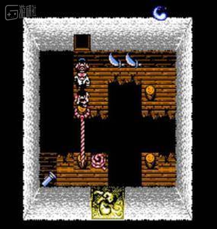 作为RPG，《Sweet Home》采用了不很常见的顶点俯瞰视角