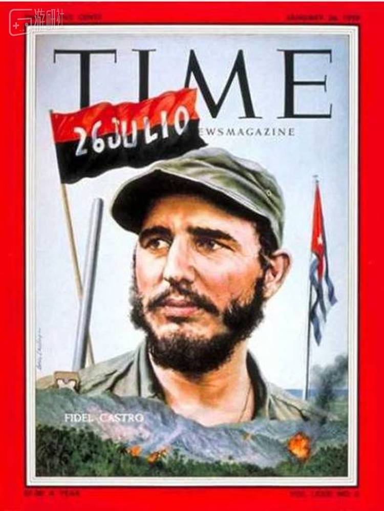 美国《时代》周刊封面上的菲德尔∣dot;卡斯特罗与古巴革命