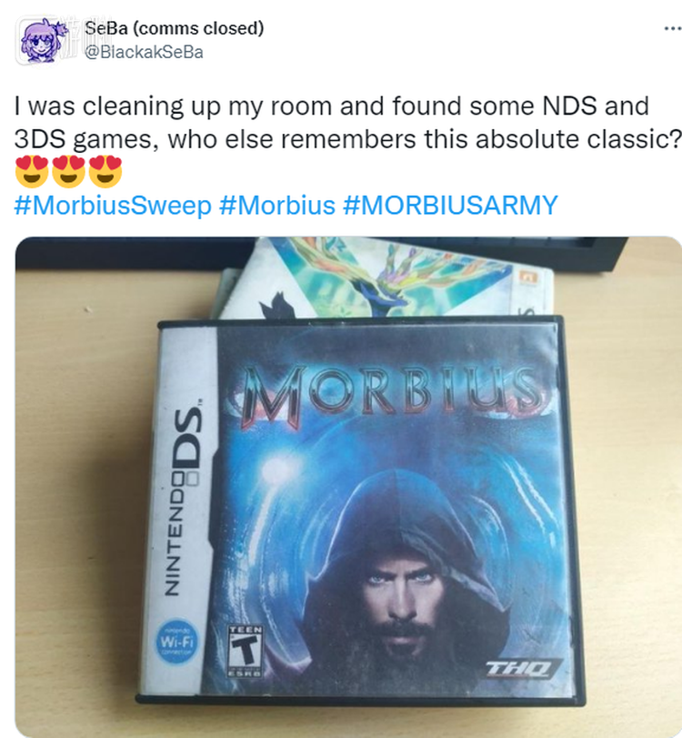 “我收拾房间时发现的，谁还记得这个经典游戏？”