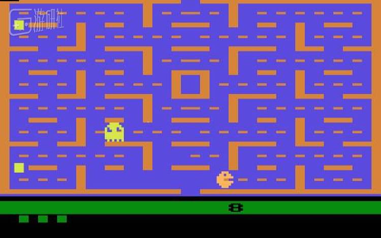 雅达利版的《吃豆人》严重缩水