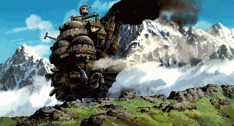 《哈尔的移动城堡》以燃烧煤炭来获取动能