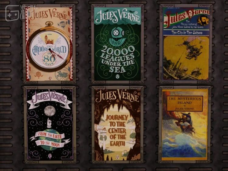 凡尔纳的经典小说：《环游世界八十天》《海底两万里》《撒哈拉沙漠中的城市》《从地球到月球》《地心游记》《神秘岛》