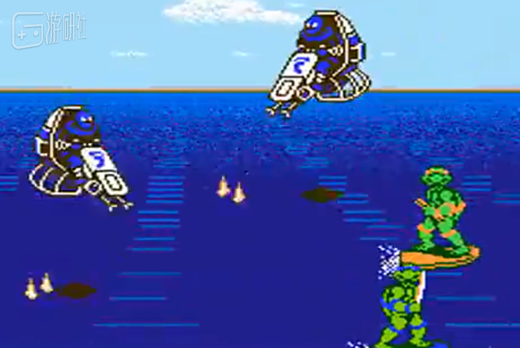 忍者龟们时不时看向屏幕的呆样也令人忍俊不禁、印象深刻