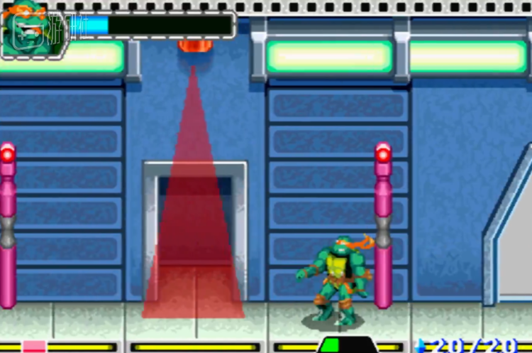 GBA上的《忍者神龟2》里忍者龟的特性也更加多样，例如米开朗基罗可以利用双节棍如竹蜻蜓般缓降，多纳泰罗则可以借助长棍撑杆跳