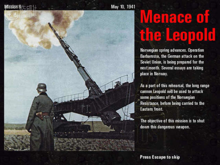 《盟军敢死队》的任务介绍界面也让人记忆犹新