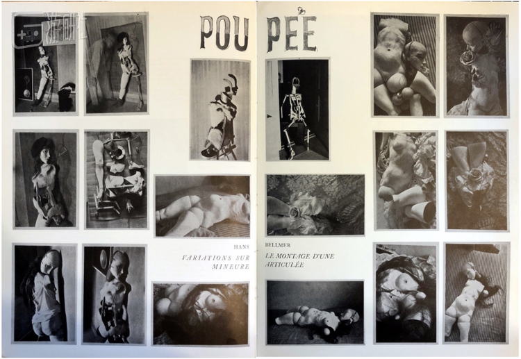 汉斯·贝尔默（Hans Bellmer）的《玩偶》（La Poupée）摄影系列是二十世纪初至中期超现实主义作品之一 